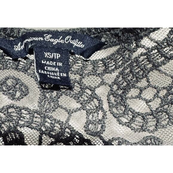 American Eagle Outfitters Open Cardigan Lace Sweater Size XS - Picture 5 of 8